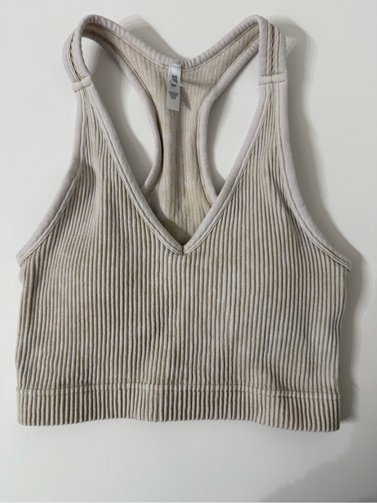Zenana Other - Zenana Ribbed Brami - Padded, Cropped, and Racerback. Lg/Xlg, sizes 38A to 40DD